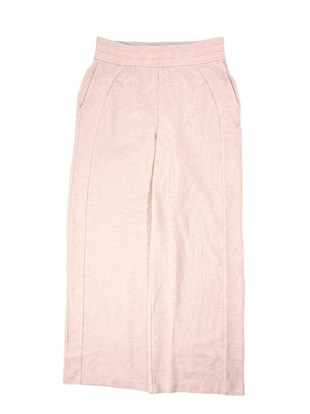 Lululemon Scuba Mid-Rise Wide-Leg Pants in Heathered Mink Berry